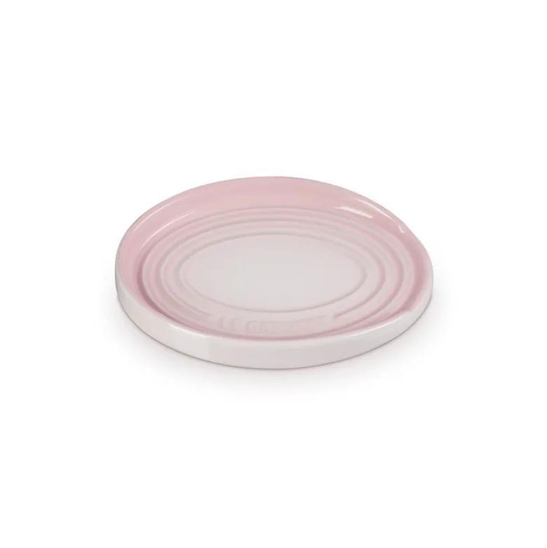 Le Creuset Signature stentøj oval grydeskeholder Shell Pink