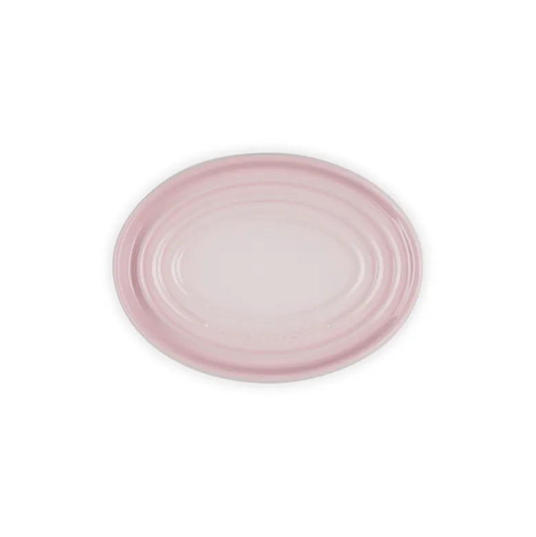 Le Creuset Signature stentøj oval grydeskeholder Shell Pink