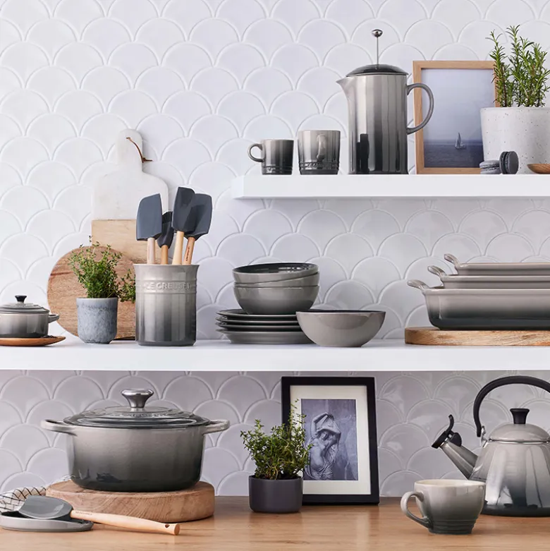 Le Creuset Signature stentøj pastatallerken 22 cm Flint