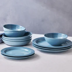 Le Creuset Signature stentøj pastatallerken 22 cm Chambray