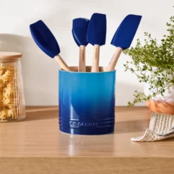 Le Creuset Signature stentøj redskabskrukke 1,1 liter Azure