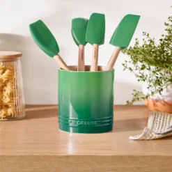 Le Creuset Signature stentøj redskabskrukke 1,1 liter Bamboo