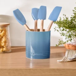 Le Creuset Signature stentøj redskabskrukke 1,1 liter Chambray