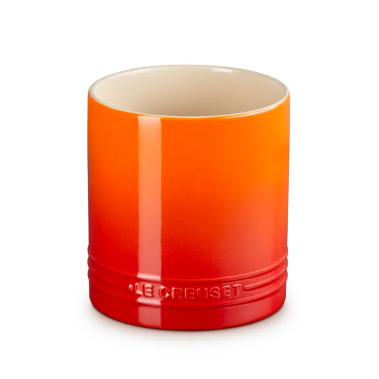 Le Creuset Signature stentøj redskabskrukke 1,1 liter Volcanic
