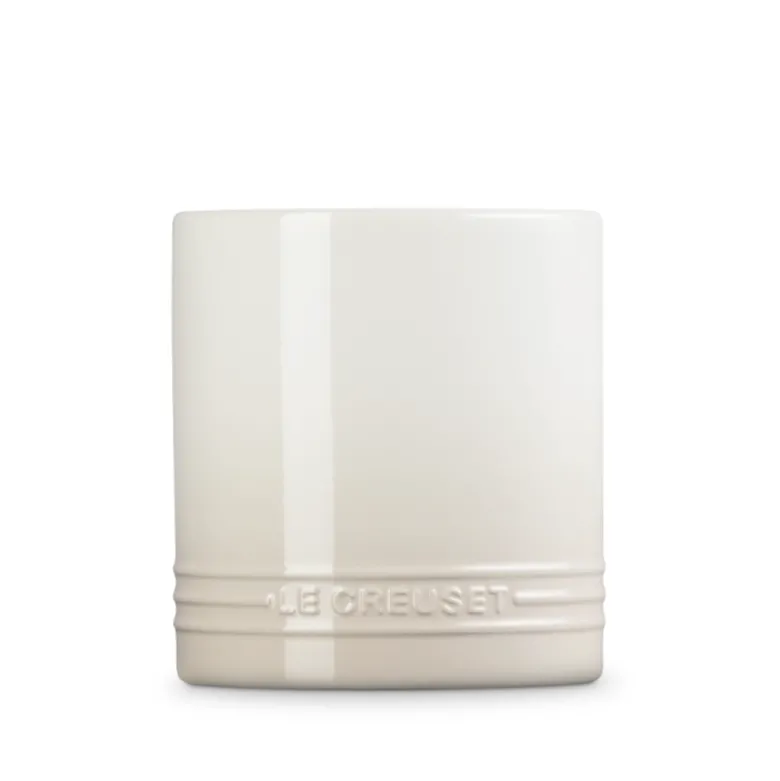 Le Creuset Signature stentøj redskabskrukke 1,1 liter Meringue