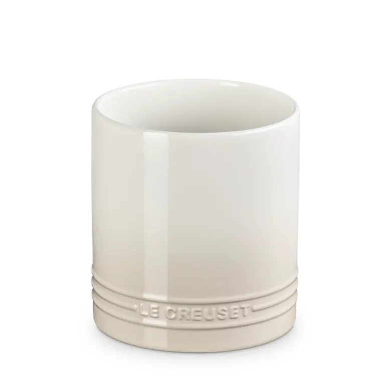 Le Creuset Signature stentøj redskabskrukke 1,1 liter Meringue