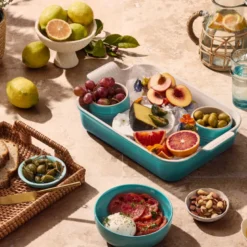 Le Creuset Signature stentøj snackskål Ø 12 cm Bleu Riviera