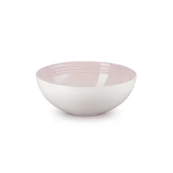 Le Creuset Signature stentøj serveringsskål 24cm Shell Pink