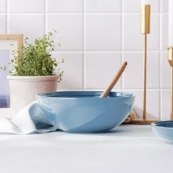 Le Creuset Signature stentøj serveringsskål 24cm Chambray