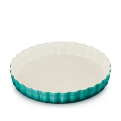 Le Creuset Signature stentøjs tærtefad Ø 28 cm Bleu Riviera