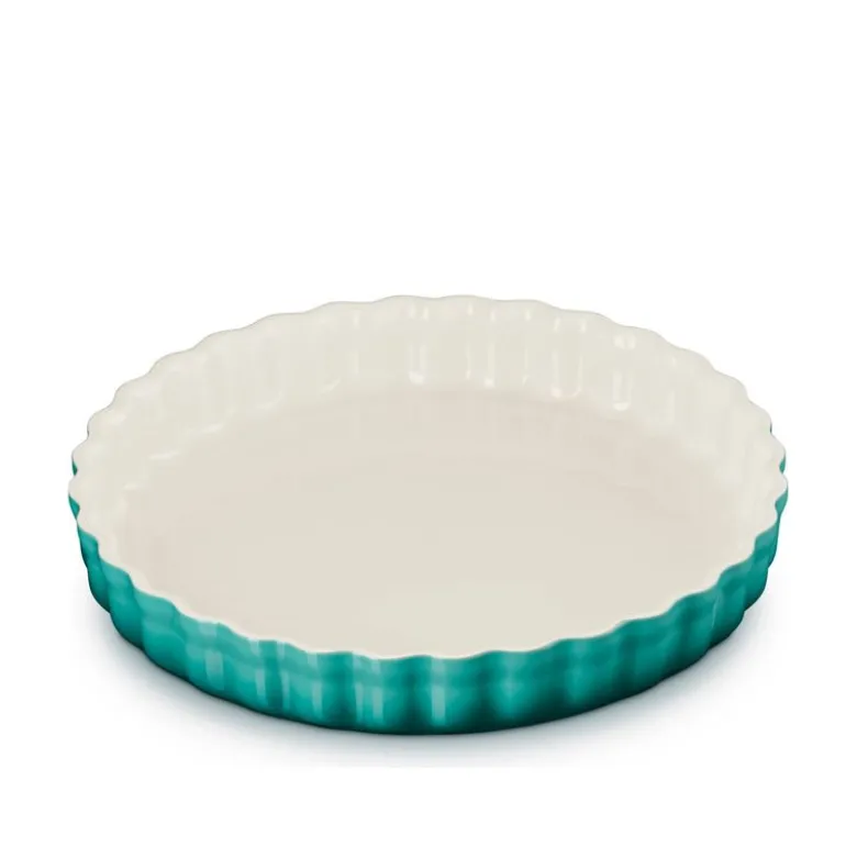 Le Creuset Signature stentøjs tærtefad Ø 28 cm Bleu Riviera