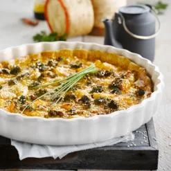 Le Creuset Signature stentøj tærtefad 28cm White