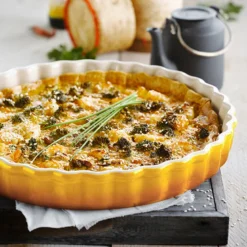 Le Creuset Signature stentøj tærtefad 28 cm Nectar