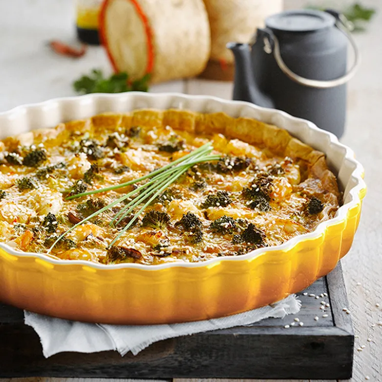 Le Creuset Signature stentøj tærtefad 28 cm Nectar