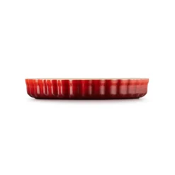Le Creuset Signature stentøj tærtefad 28cm Cerise