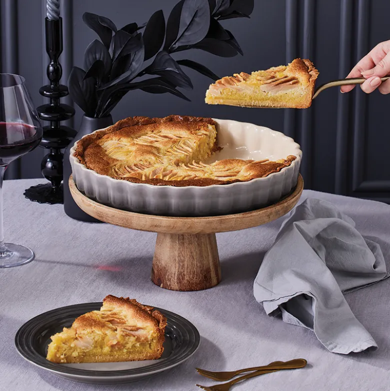 Le Creuset Signature stentøj tærtefad 28 cm Flint