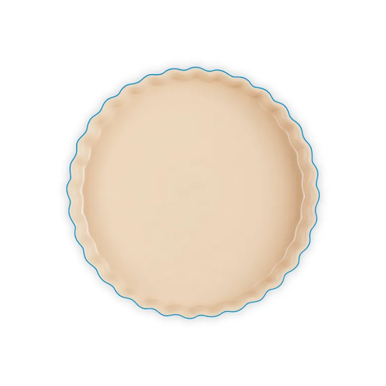 Le Creuset Signature stentøj tærtefad 28cm Azure