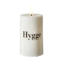 LED bloklys hygge H 12,5 cm