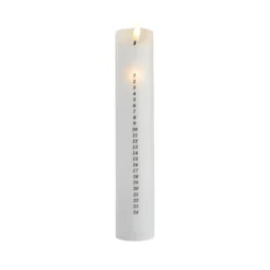 LED kalenderlys H 28 cm