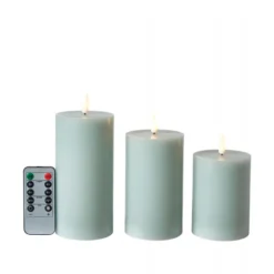 LED lys mint 3 stk. med fjernbetjening