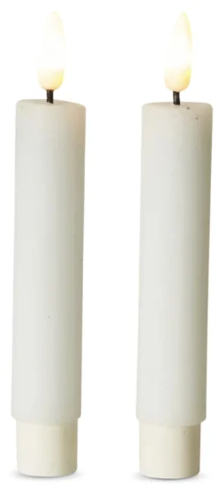 LED stagelys hvid 14 cm 2 stk.