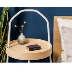 Lexon Mina lampe medium LH64 mørkerød