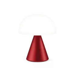 Lexon Mina lampe medium LH64 mørkerød