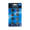 Lithium knap-batterier CR2032 8 stk.