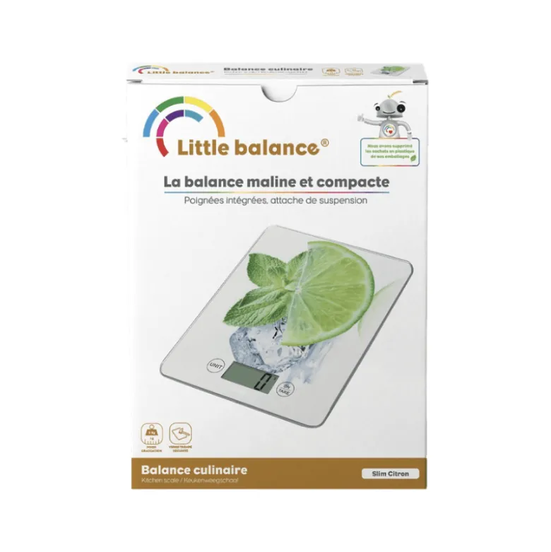 Little Balance Slim Citron bagevægt 5 kg