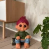 Lykketrold Grandam Storebror julefigur grøn 50 cm
