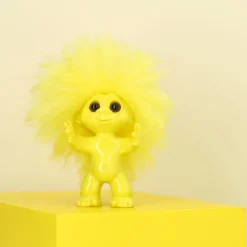 Lykketrold gul 9 cm