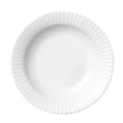 Lyngby dyb tallerken hvid 21 cm