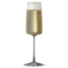 Lyngby Glas Krystal Zero champagneglas 30 cl 4 stk.