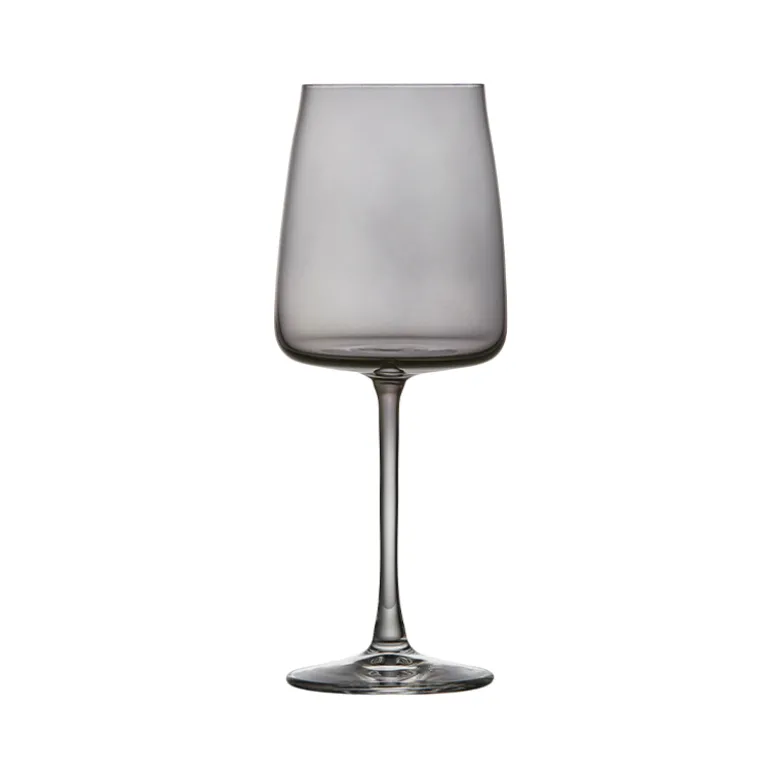 Lyngby Glas Krystal Zero hvidvinsglas smoke 4 stk. 43 cl