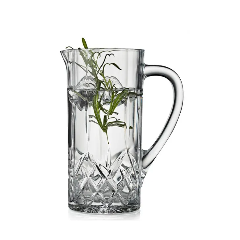Lyngby Glas Melodia kande 1,2 liter med 6 glas 36 cl