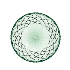 Lyngby Glas Sorrento asiet grøn 4 stk. 16 cm