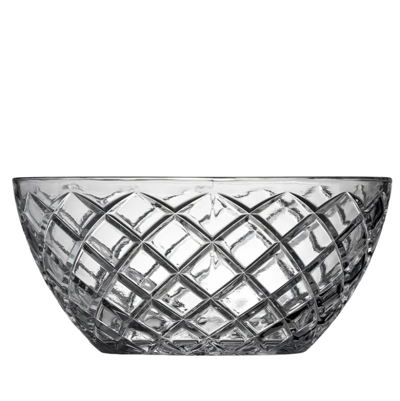 Lyngby Glas Sorrento salatskål klar Ø 24 cm