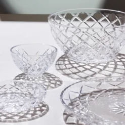 Lyngby Glas Sorrento salatskål klar Ø 24 cm