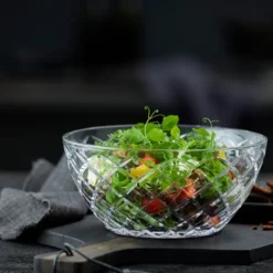 Lyngby Glas Sorrento salatskål klar Ø 24 cm