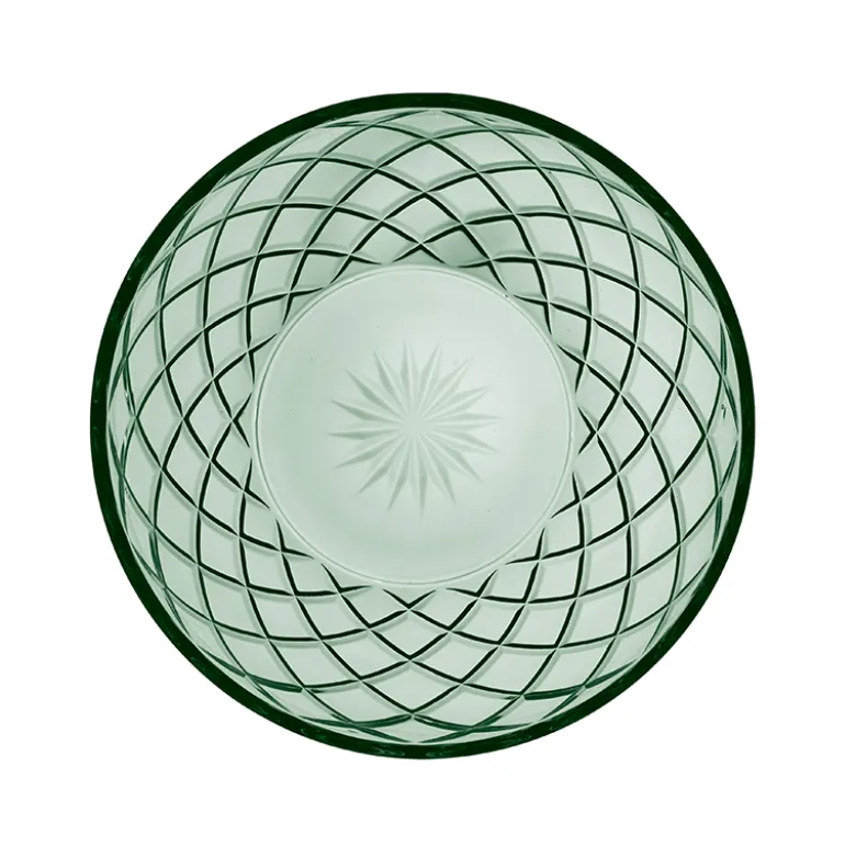 Lyngby Glas Sorrento salatskål grøn Ø 24 cm