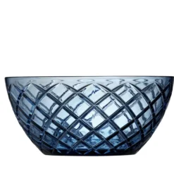 Lyngby Glas Sorrento salatskål blå Ø 24 cm