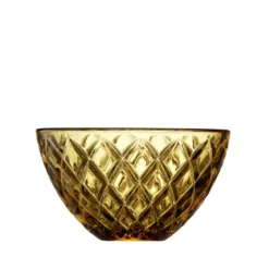 Lyngby Glas Sorrento skål amber Ø 12 cm 4 stk.