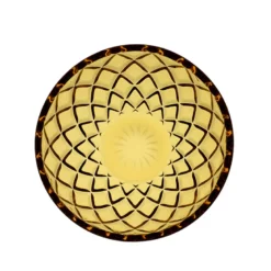 Lyngby Glas Sorrento skål amber Ø 12 cm 4 stk.