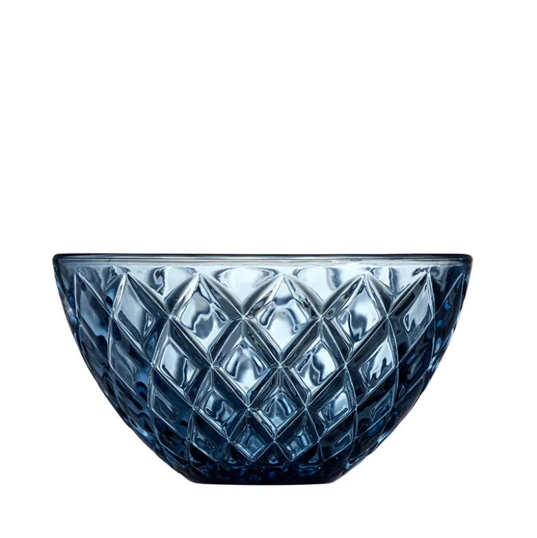 Lyngby Glas Sorrento skål blå 4 stk. Ø 12 cm