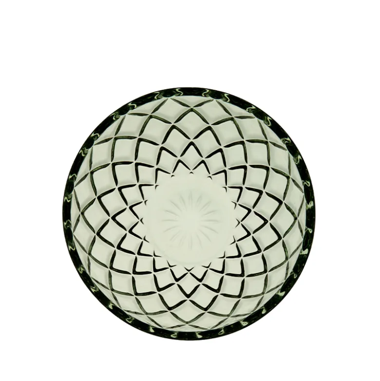 Lyngby Glas Sorrento skål grøn 4 stk. Ø 12 cm