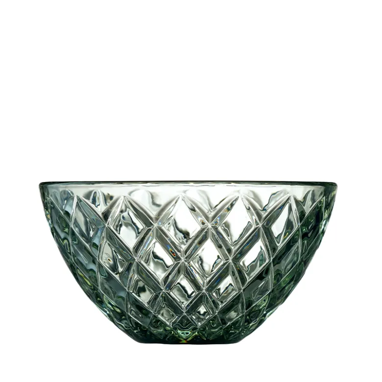 Lyngby Glas Sorrento skål grøn 4 stk. Ø 12 cm