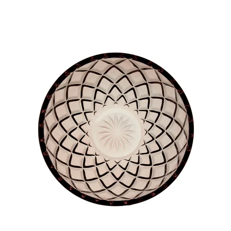 Lyngby Glas Sorrento skål pink Ø 12 cm 4 stk.