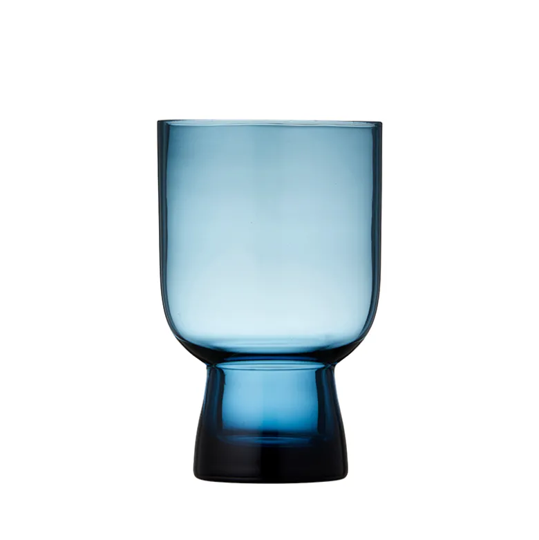 Lyngby Glas Sorrento vandglas blå 30 cl 4 stk.