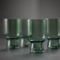 Lyngby Glas Sorrento Vandglas grøn 30 cl 4 stk.