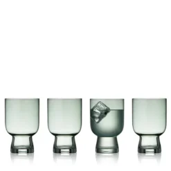 Lyngby Glas Sorrento Vandglas grøn 30 cl 4 stk.